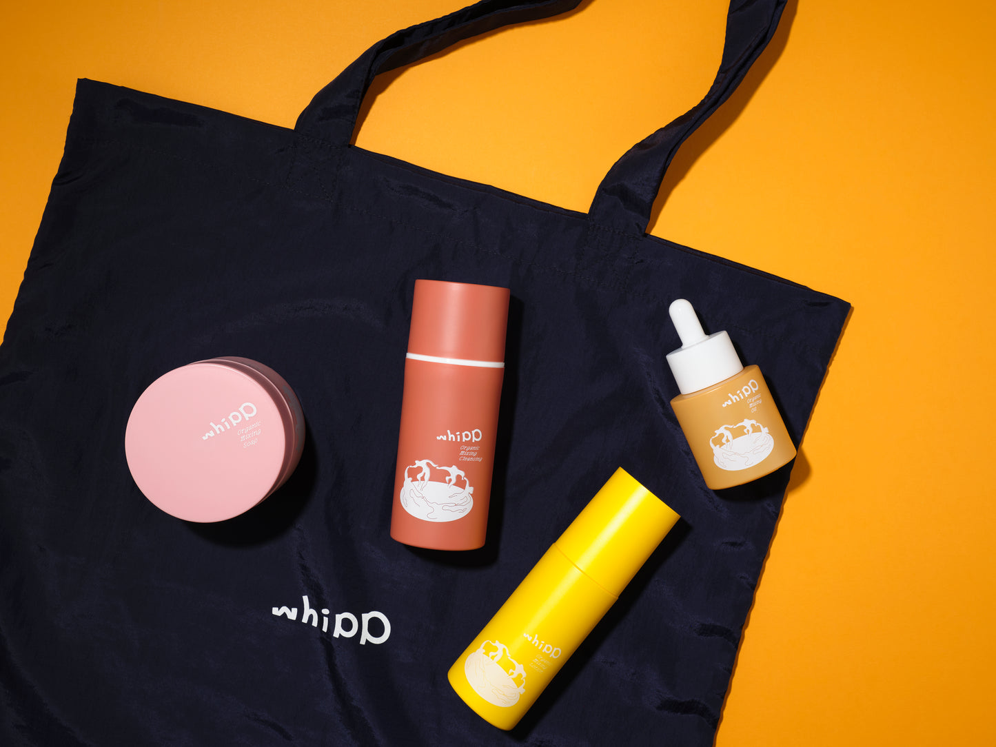 whipp organic フルセット + トートバッグNavy