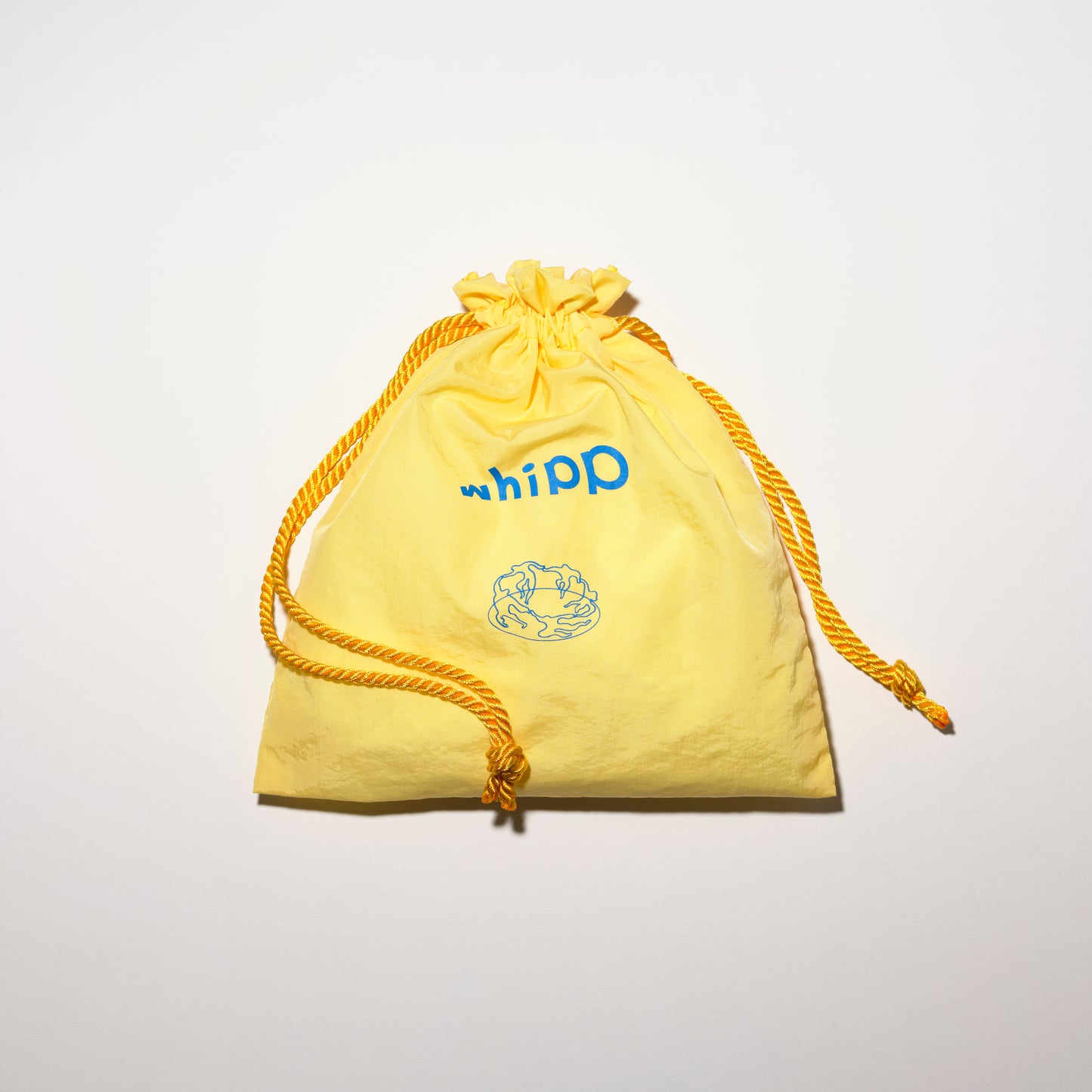 whipp 巾着(yellow × blue)