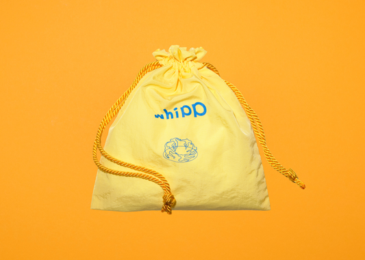 whipp 巾着（yellow × blue）